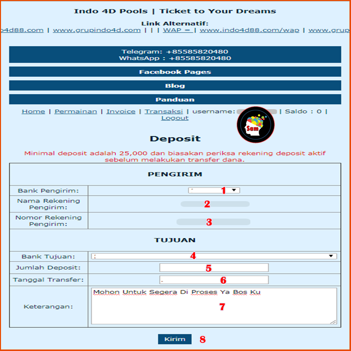 Panduan Deposit Indo4DPools