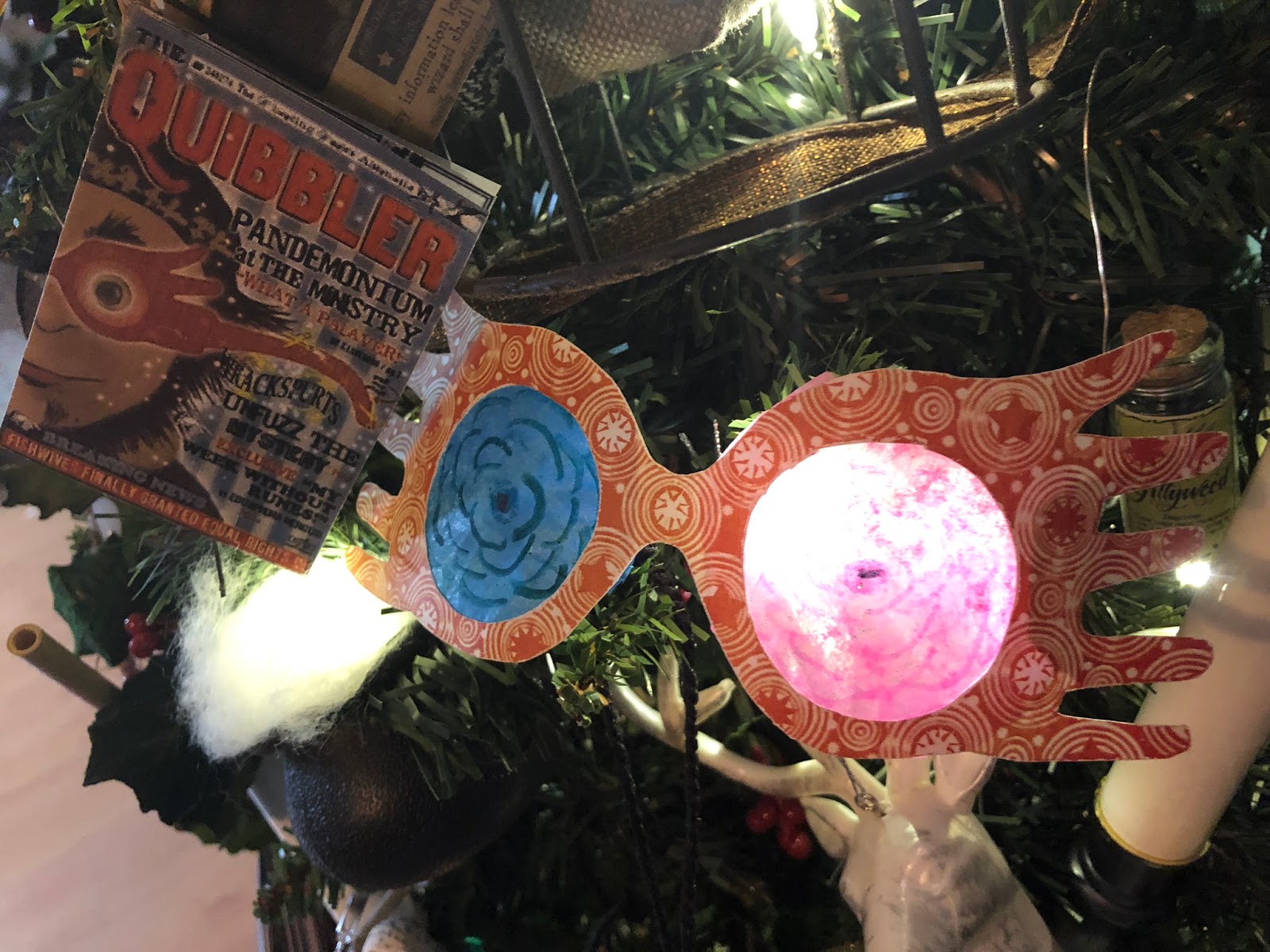 Luna Lovegood Harry Potter Inspired Christmas Ornament/Magnet/Dollhouse Mini