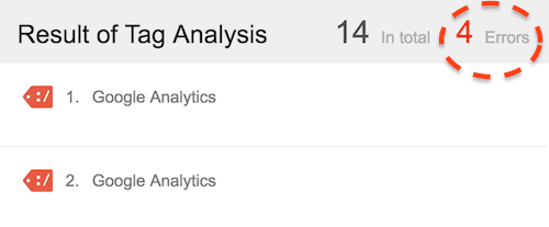 Google Analytics Error Google Analytics Error