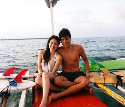Anne Curtis and Erwan Heussaff in Siargao Island