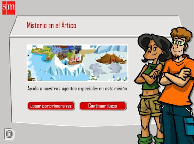 "Misterio en el Ártico" (Aventuras interactivas de Matemáticas de 5º de Primaria)