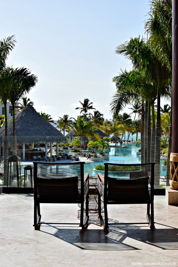 Beautiful lobby view at the Secrets Cap Cana Resort in the Dominican Republic