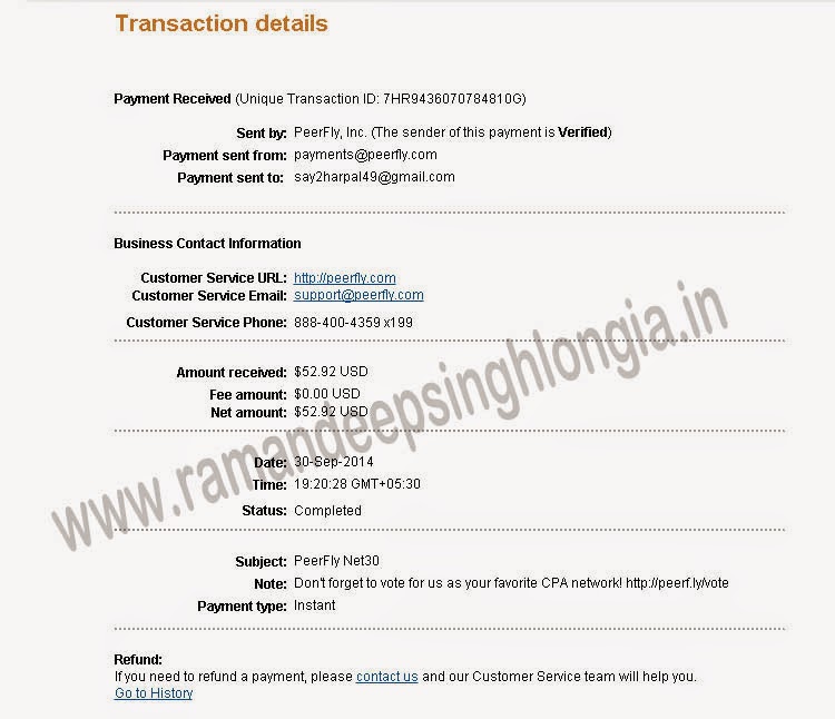 Peerfly Payment Proof Peerfly Payment Proof