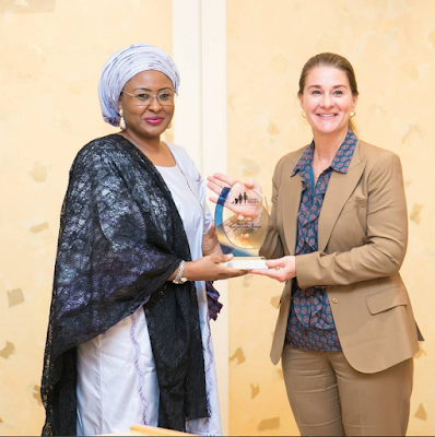 Photogist: Wife Of The President Aisha Buhari Hosts Melinda Gates Aisha Buhari, Melinda Gates