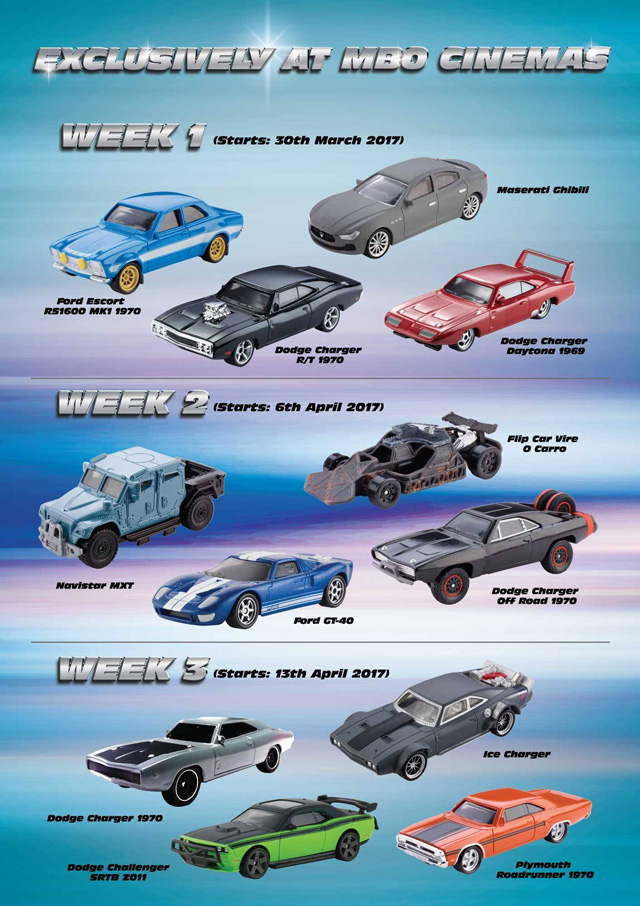 MATTEL 1:55 Fast /& Furious ICE Charger f8 23//32 fcf58//fcf35