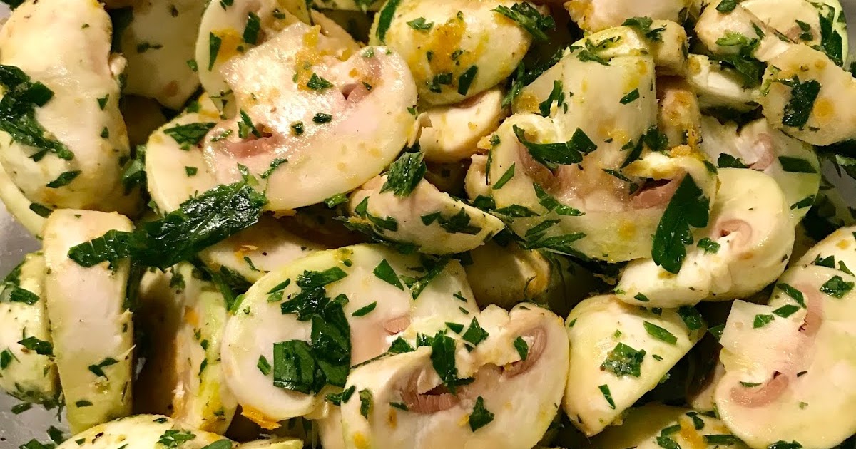 Once upon a cook: Raw Mushroom Salad