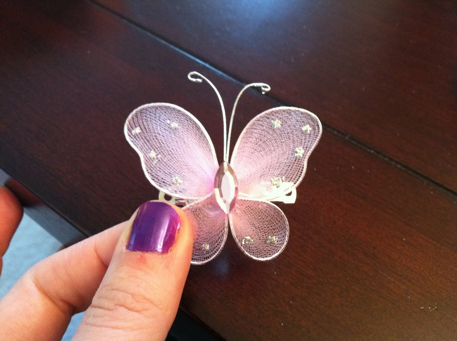 PinUp Kitten^..^ Butterfly Hair Clips