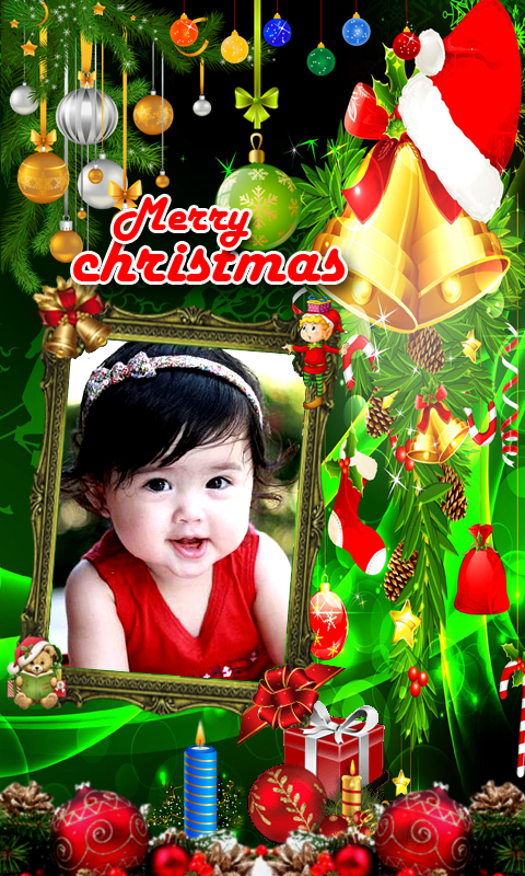 christmas photo frames app