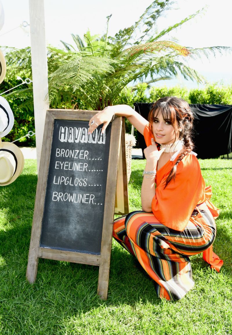 Camila Cabello At launch of HAVANA Makeup Collection with L’Oreal in