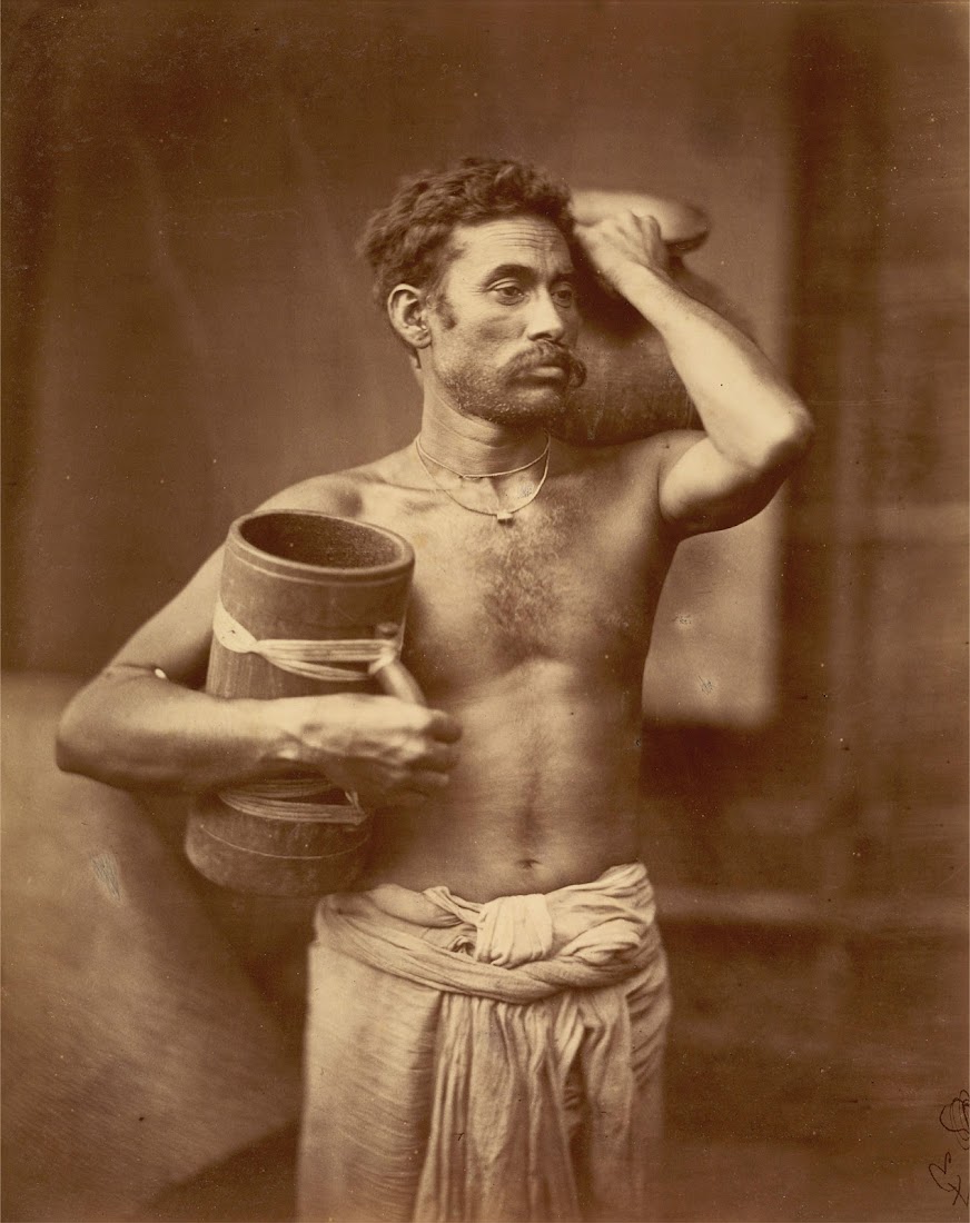 Portrait of a Goala or Member of the Muslim Cowherding Class - Eastern Bengal 1860's