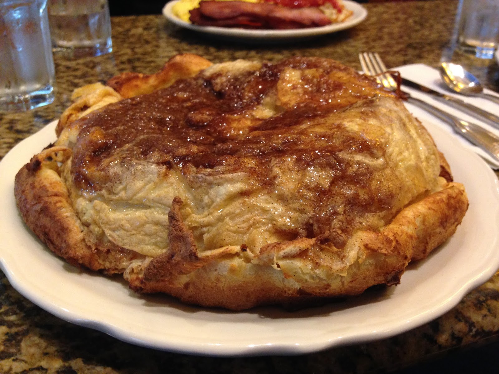 Corrie Food Apple Pancake from Richard Walker's Pancake House San