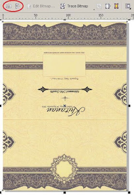 Contoh Desain Blanko Undangan Khitanan dan Pernikahan ERBA  Contoh Desain Blanko Undangan Khitanan dan Pernikahan ERBA 88166 Unik Versi CorelDRAW