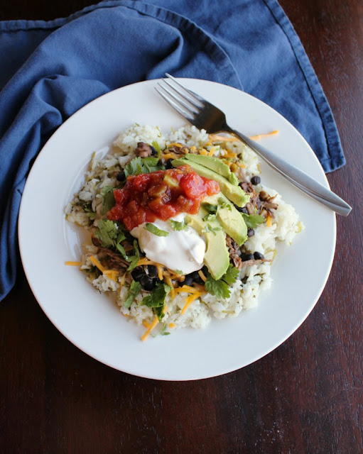 Make a delicious Mexican inspired meal while you do other things! This salsa chicken is so full of flavor and makes the best burrito bowls. Dinner is served!