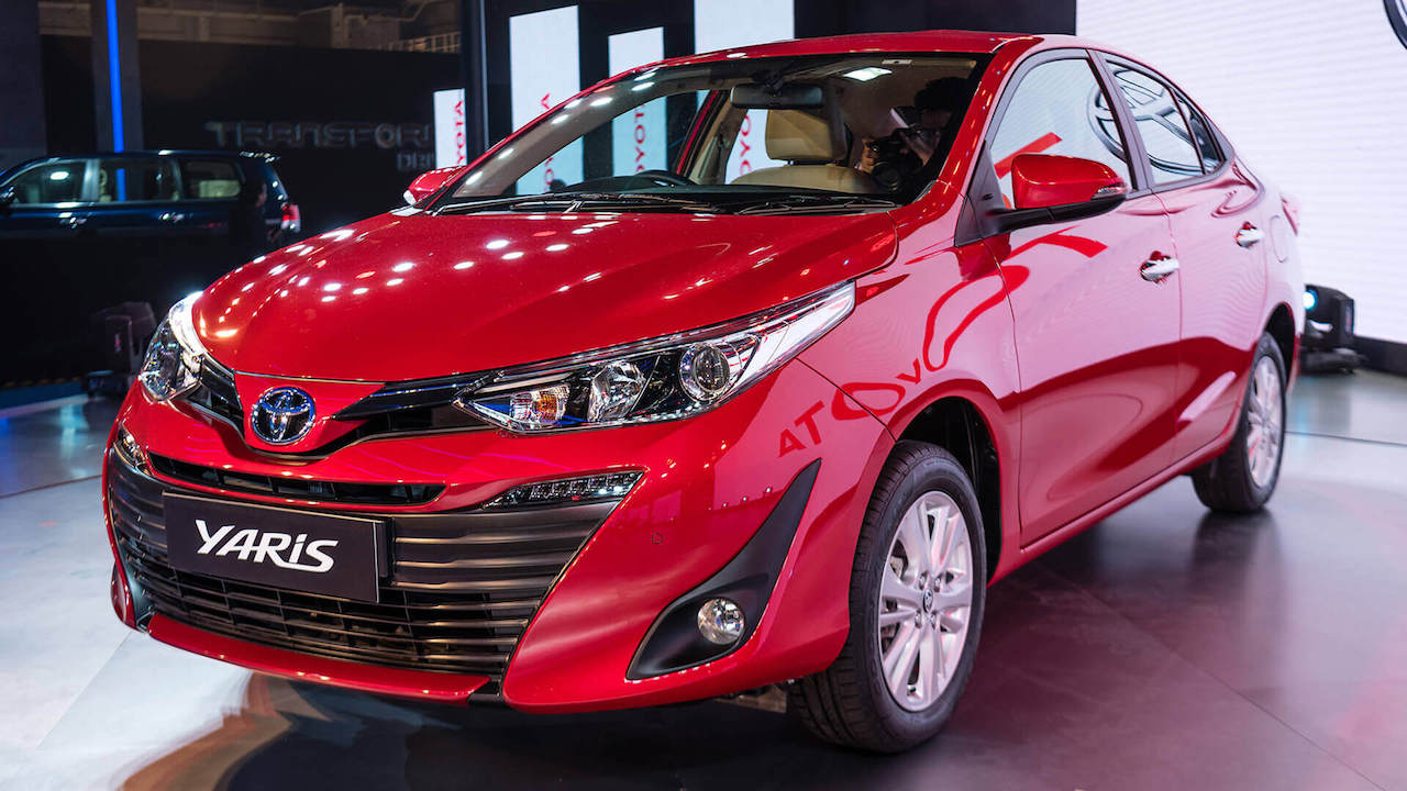 Toyota Yaris - a budget car with a new design Toyota Yaris - a budget car with a new design