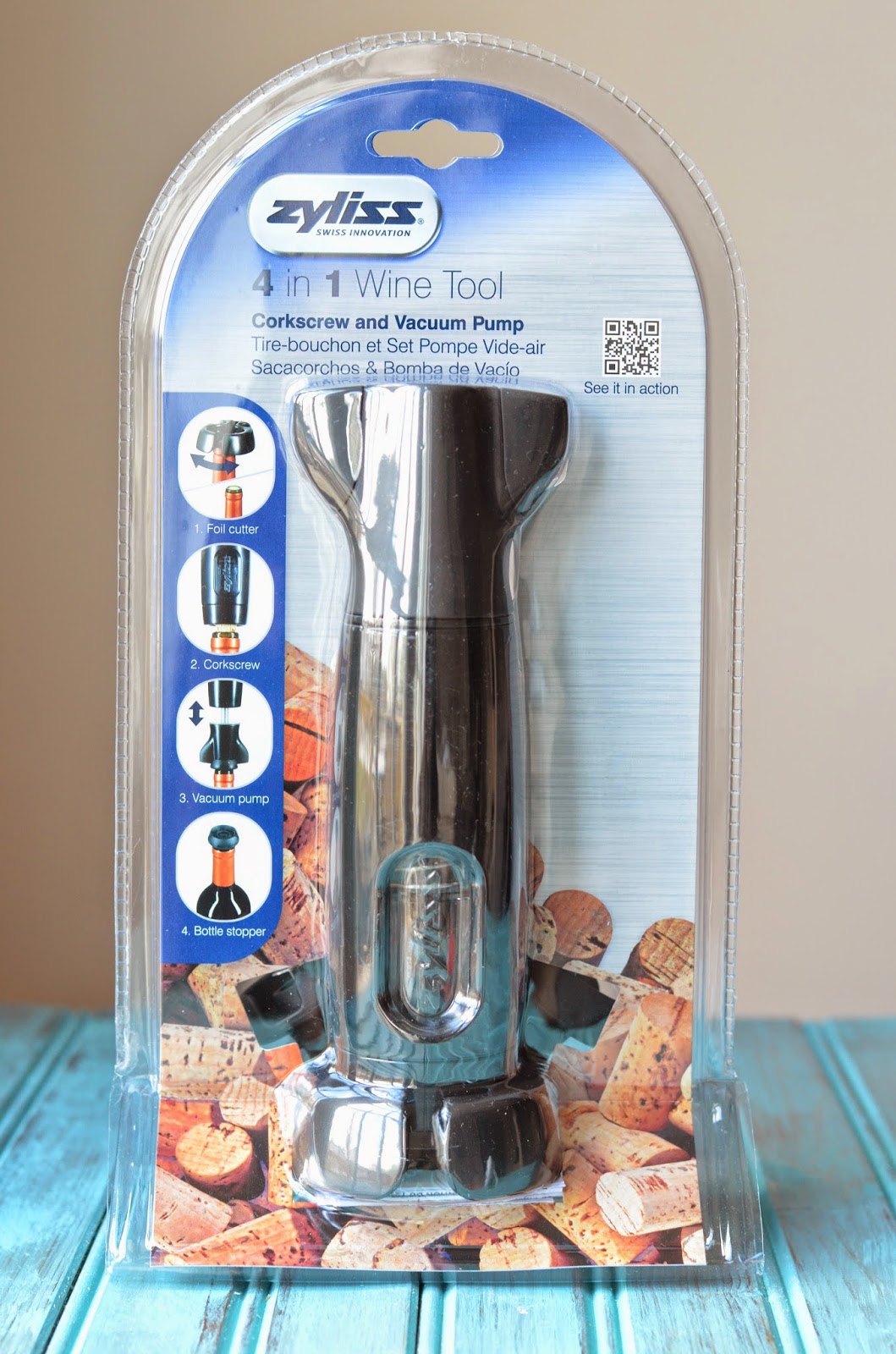 The Savvy Kitchen Zyliss 4 In 1 Wine Tool Review I Recently Had The Opportunity To Try Out New Zyliss 4 In 1 Wine Tool And M So Excited Share My Experience With You All