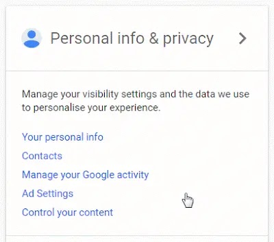 How to turn off personalized ads on browser
