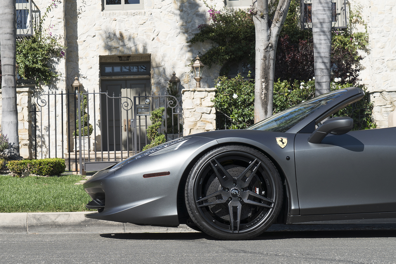 Matte Grey Ferrari 458 Spider Is All Kinds Of Nah Carscoops