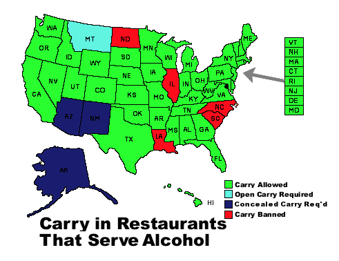 north carolina alcohol there four states law then were serve places lott john website carrying ban guns still only
