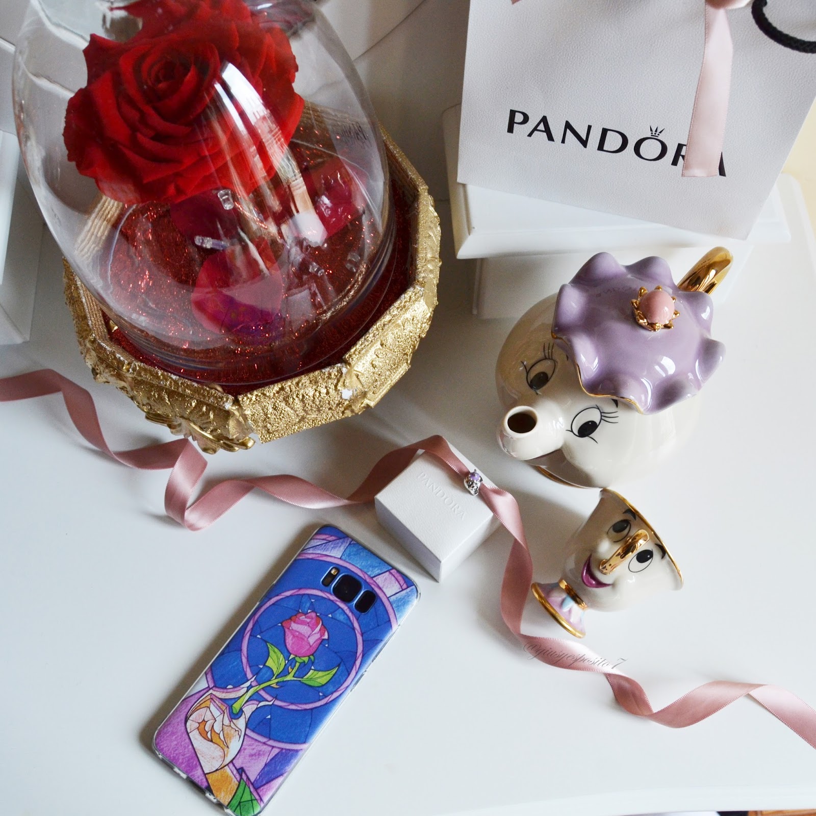 charm disney pandora la bella e la bestia charm disney pandora la bella e la bestia
