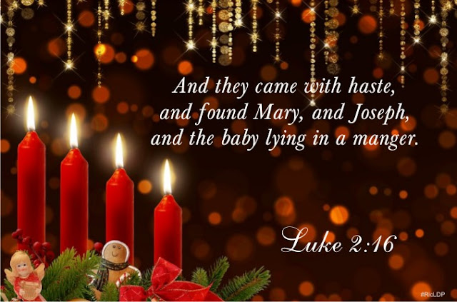 Luke 2:16 picture Bible verse