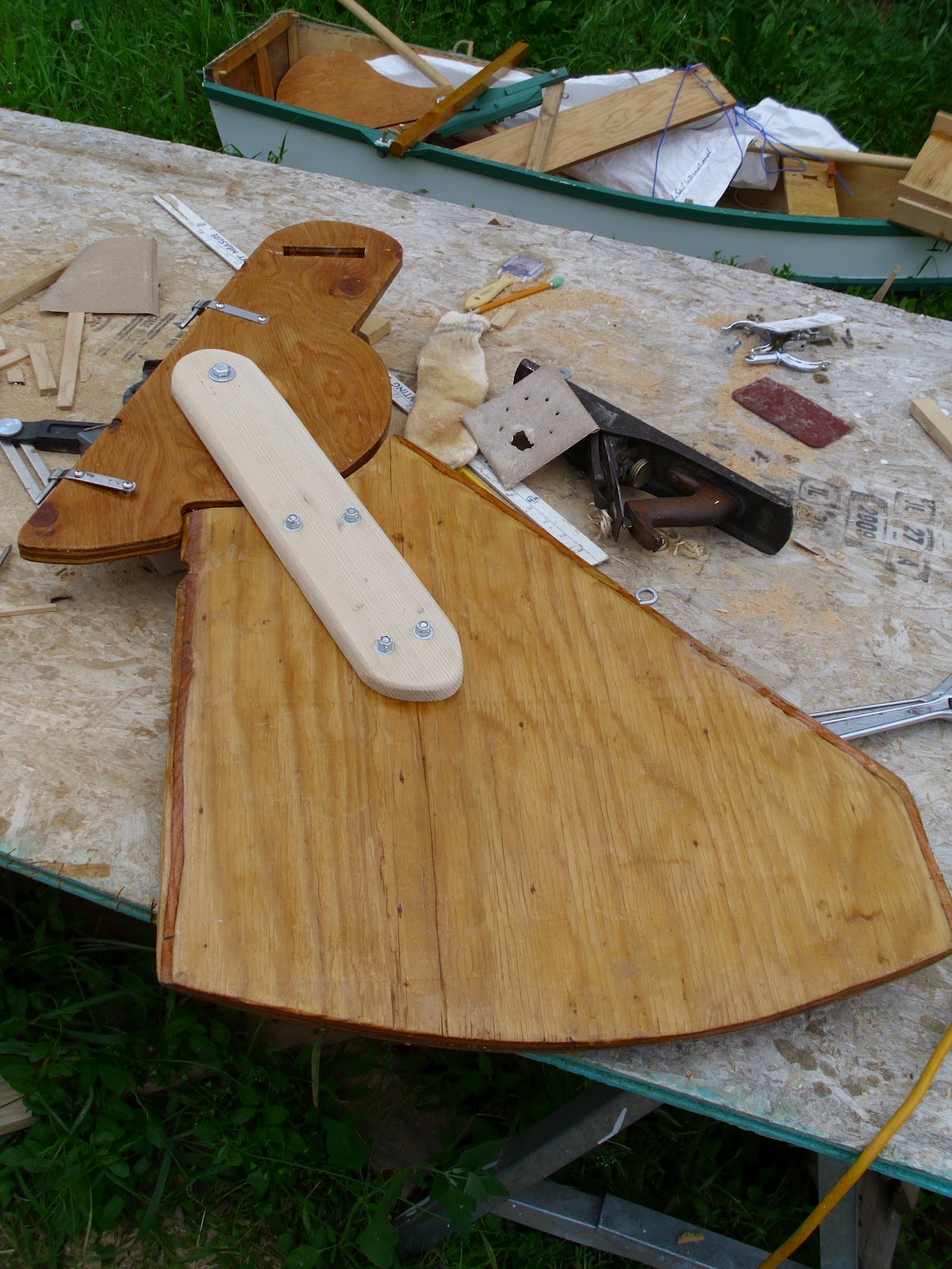 Instant Boat---Indeed......: A Turning Point, the evolving rudder...