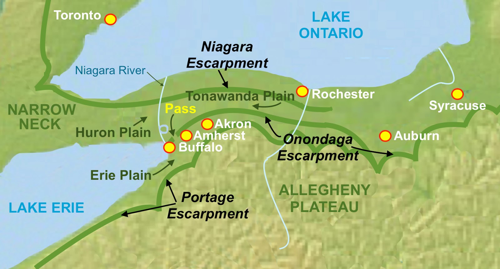 the niagara peninsula a stretch of land between lake ontario to the north and lake erie to the south which the great lake theorists claim is their narrow the niagara peninsula a stretch of land between lake ontario to the north and lake erie to the south which the great lake theorists claim is their narrow
