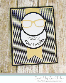 You're Spec-tacular card-designed by Lori Tecler/Inking Aloud-stamps and dies from Paper Smooches