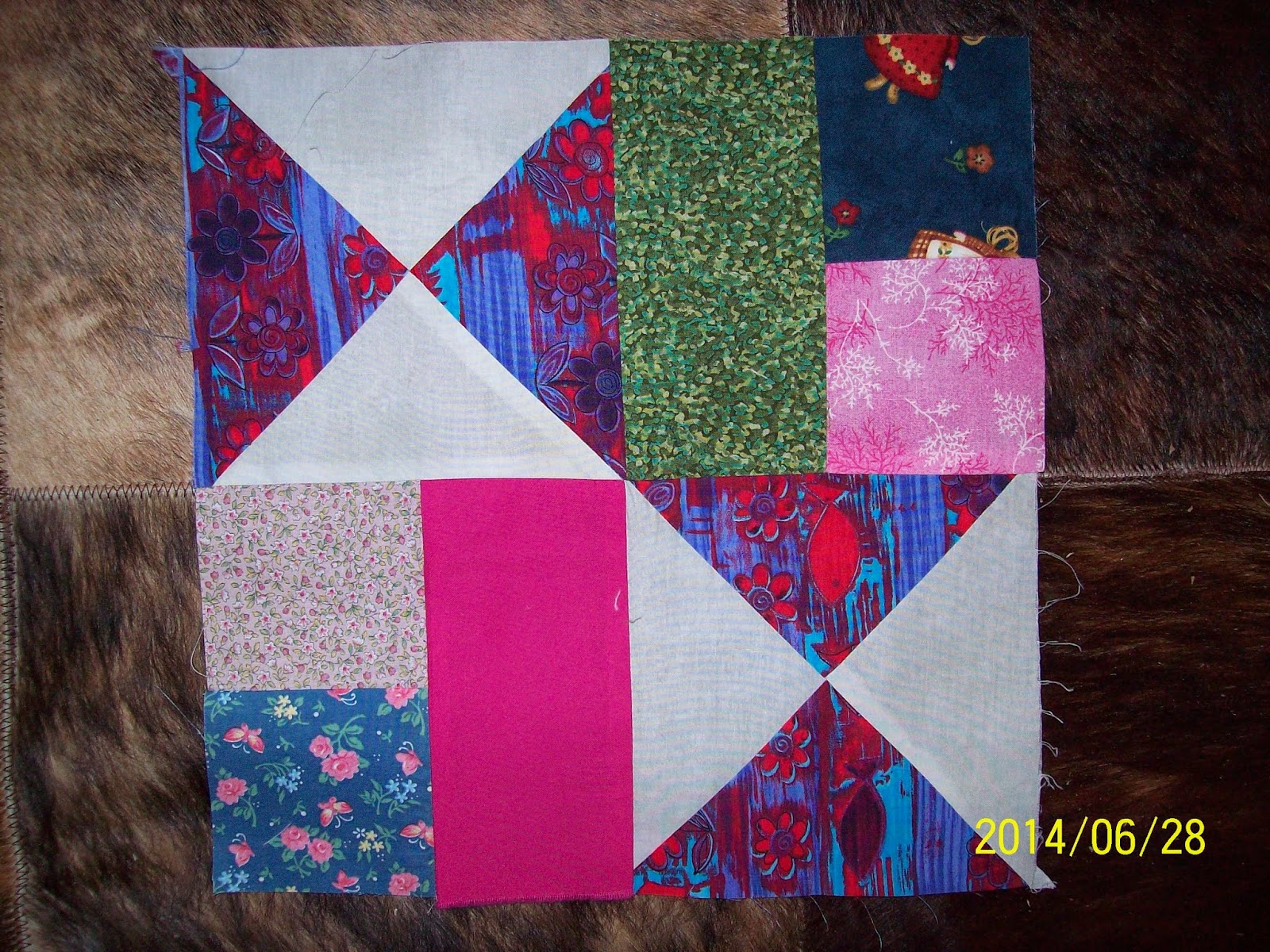 Quilting block swaps Australia June 12" blocks from Erin