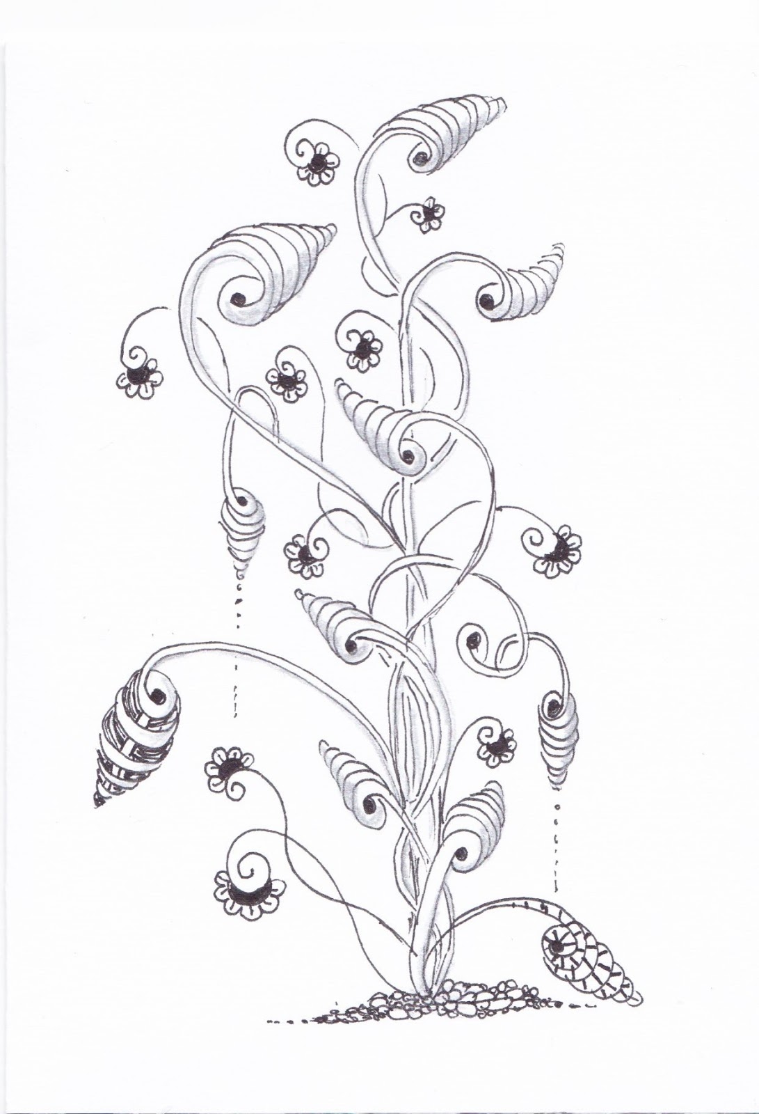 Efie goes Zentangle sprinkle