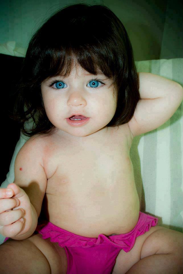  Bebes de olhos azuis, Olhos azuis, Morena de olhos azuis