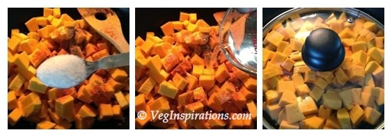 Kaddu ka Bharta ~ Vegan Butternut squash / Pumpkin curry | Veg Inspirations