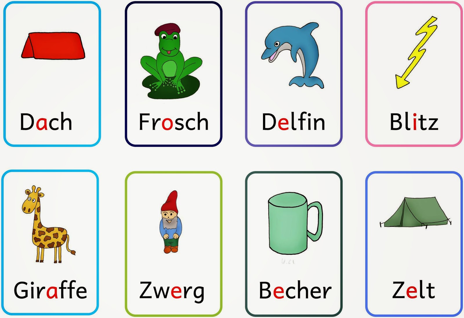Lernstübchen lange Vokale kurze Vokale
