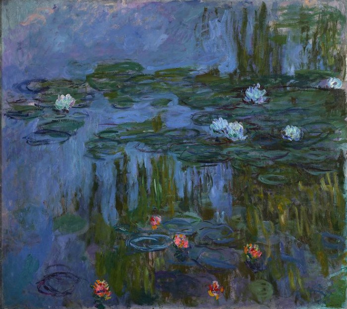Claude Monet, Water Lilies, 1914-15. Jardin de Monet en Giverny. Nenúfares