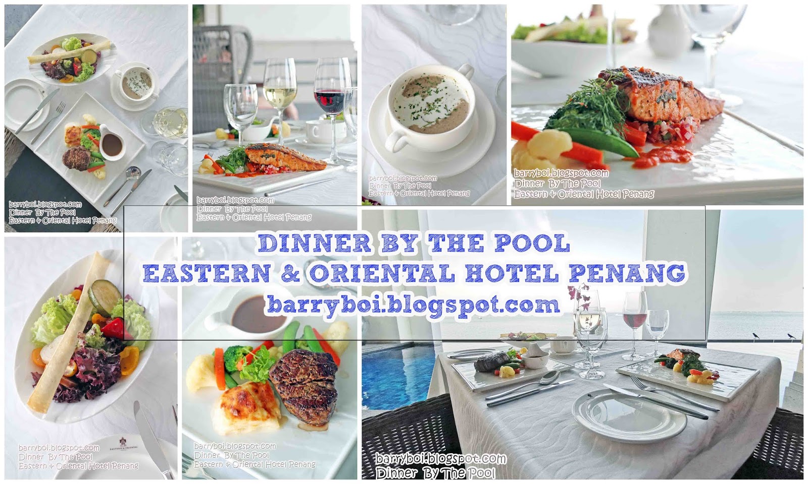 Romantic Dinner in Penang - Dinner By The Pool at Eastern & Oriental
