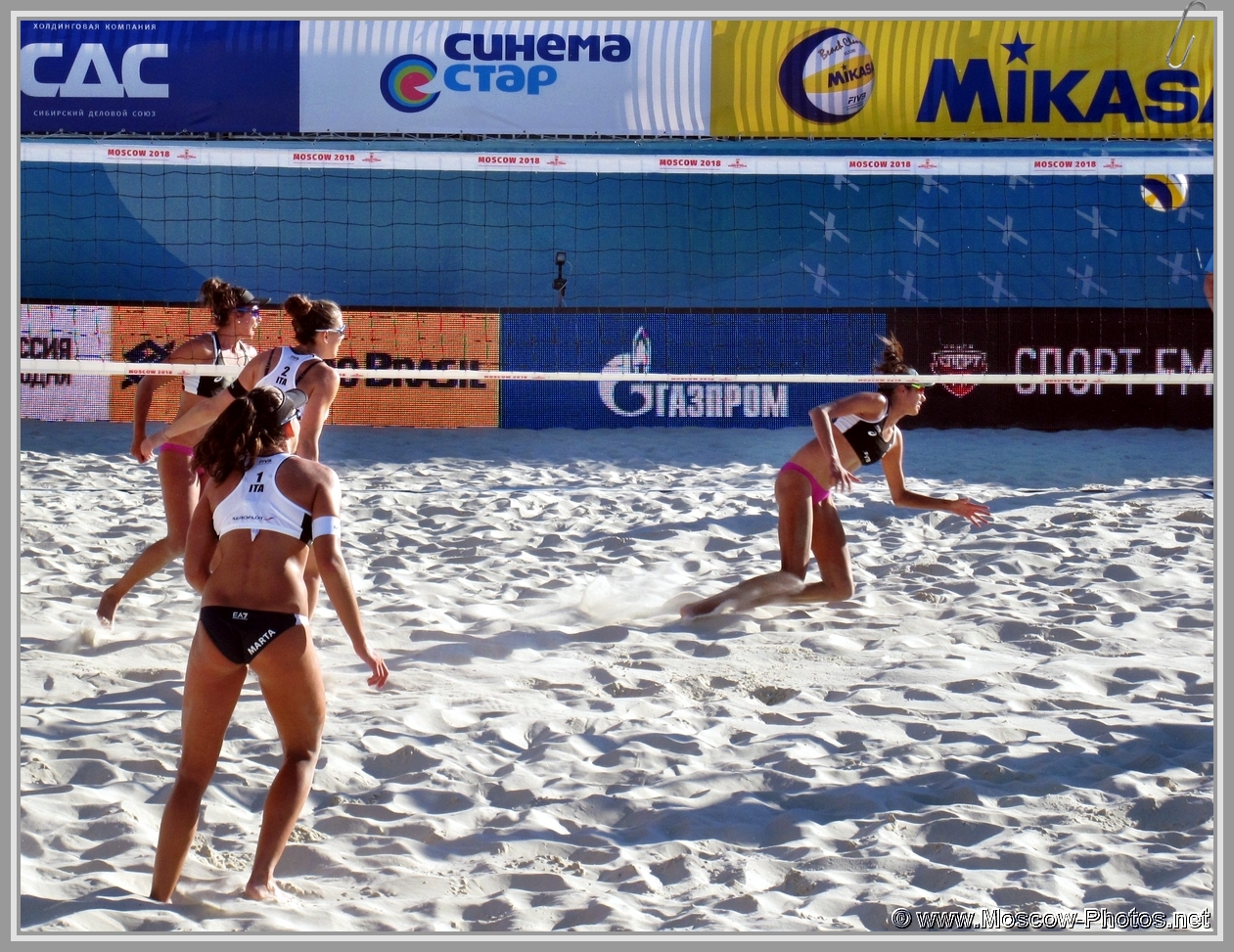 Marta Menegatti and Viktoria Orsi Toth - Italian Team at FIVB Beach Volleyball World Tour in Moscow 2018 