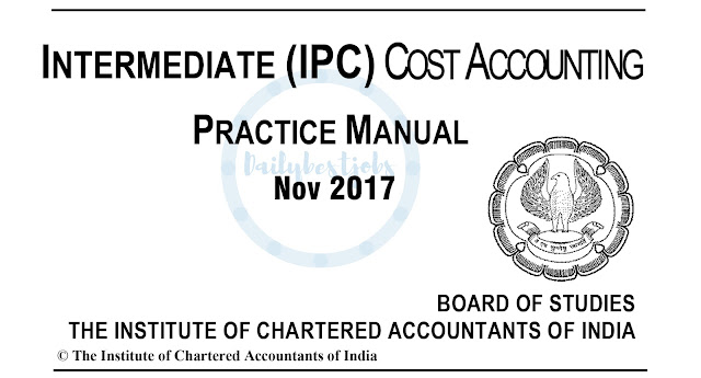 IPCC Cost Accounting Practice Manual