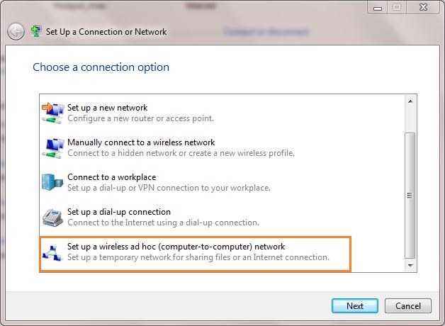 Cara Setting Jaringan Ad Hoc Pada Windows 7