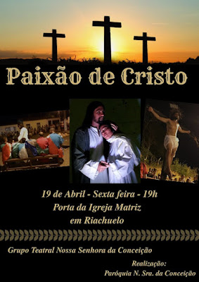 Riachuelo terá encenação da Paixão de Cristo nesta Sexta-feira Santa Riachuelo terá encenação da Paixão de Cristo nesta Sexta-feira Santa