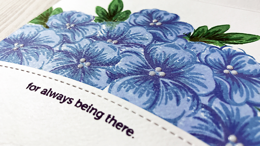 Folded Floral Thank You Note