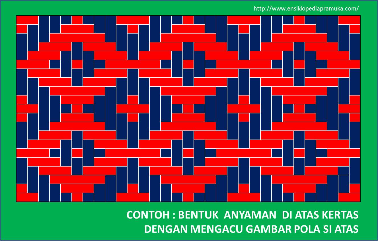  Motif Anyaman  Dari Kertas Bufalo Ideku Unik