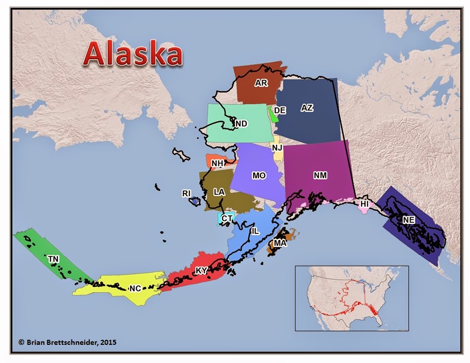 Brian B.'s Climate Blog: Alaska Size Comparison Maps