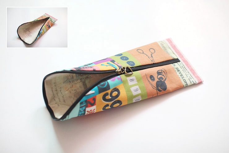 How to sew a pencil case or make up bag with a zip DIY tutorial. How to sew a pencil case or make up bag with a zip DIY tutorial.
