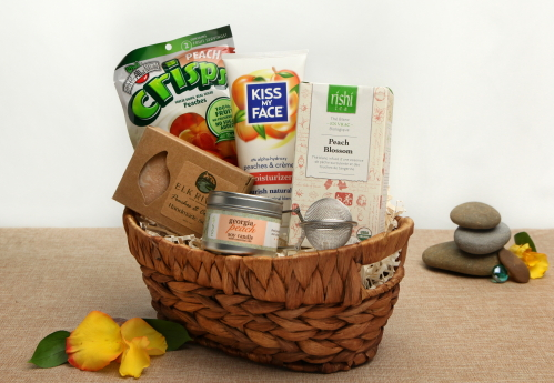 Eco Chic Just Peachy Gift Basket