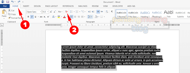 Cara Menghilangkan Warna Background Tulisan Cara Menghilangkan Warna Background Tulisan