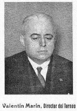 Valentín Martín, Director del I Torneo Internacional de Ajedrez de Sitges 1934