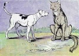 Fábula O Lobo e o Cão