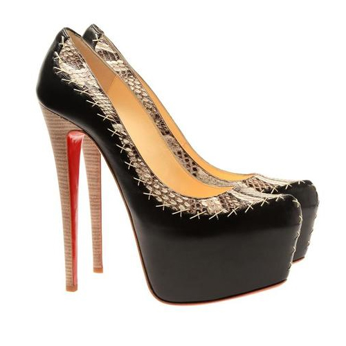 new website for your fashion: Christian Louboutin Dafreak Python and ...