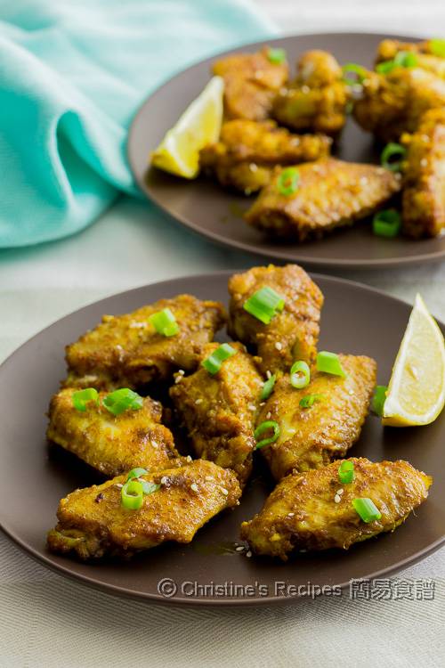 Indian Style Baked Chicken Wings01