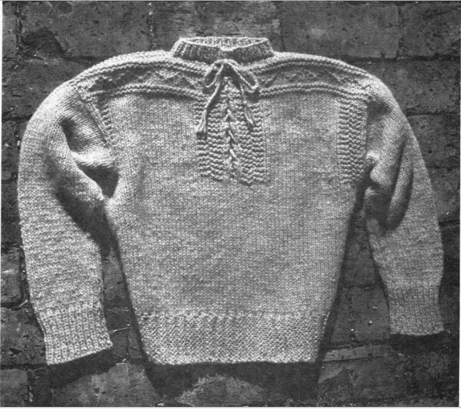 fisherman's sweater knitting pattern