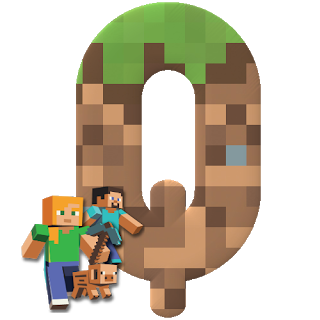 Abecedario con Personajes de Minecraft. Minecraft Characters Alphabet.